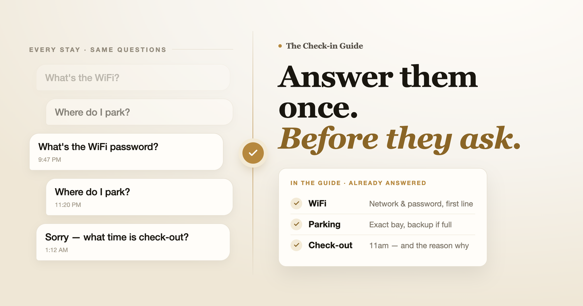 How to Stop Airbnb Guests Messaging You (The 7 Questions Every Host Gets)