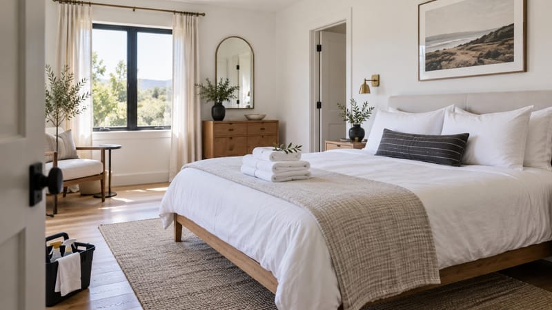 Airbnb Cleaning Checklist: A Room-by-Room Turnover Guide (2026)