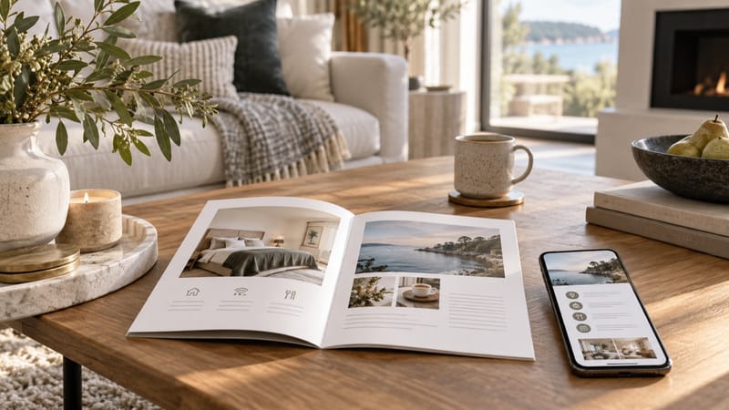 Digital vs Printed Welcome Book: Which Should Hosts Use?